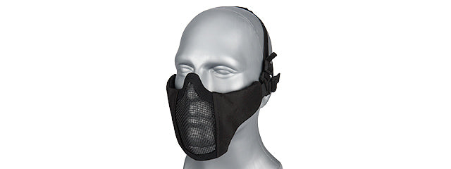 Steel Mesh Nylon Lower Face Mask