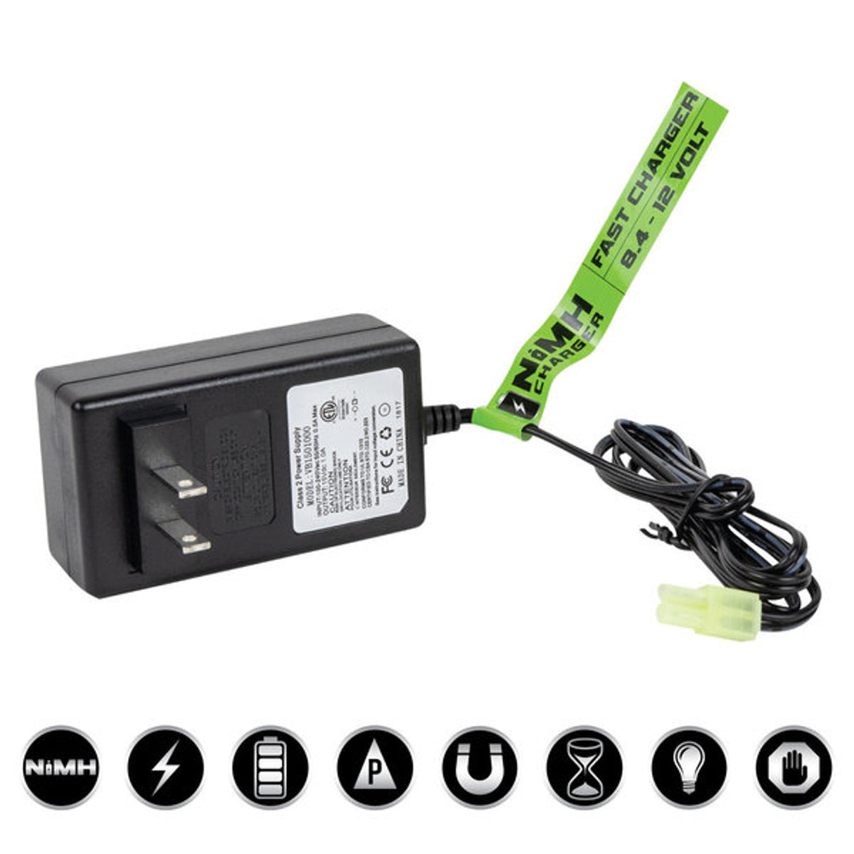 Valken 8.4-12v NiMh 1Amp Fast Smart Charger