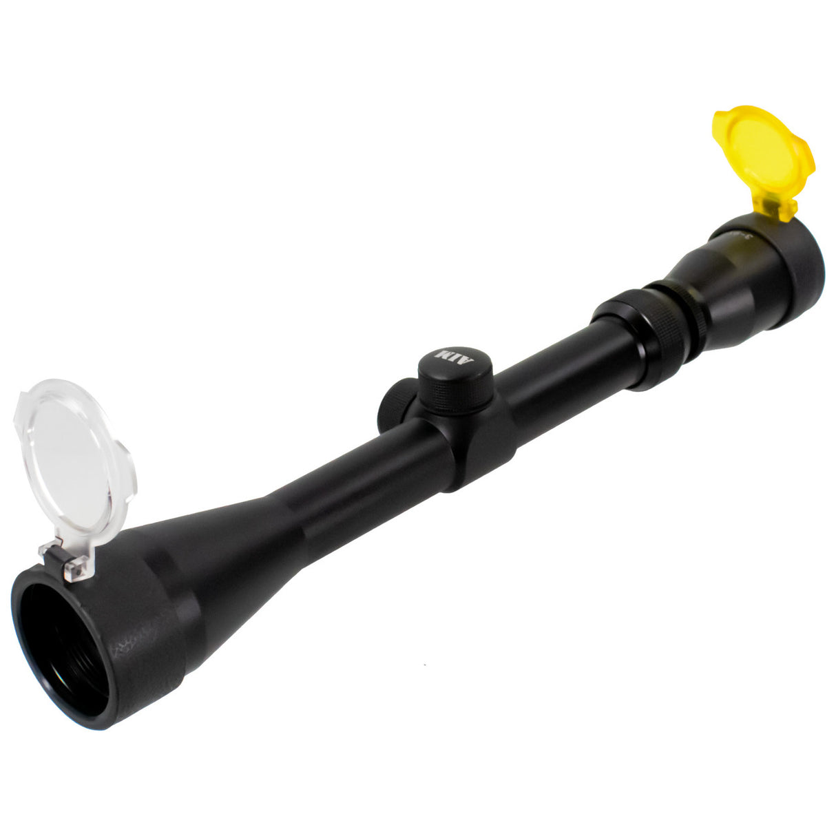 AIM Sports 3-9x40mm Sniper Scope/Flip-up Lens Covers & Rings