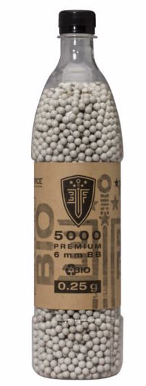 BIO Elite Force Premium 6 mm Airsoft BBS Munición 5000 unidades .20-.32 gramos