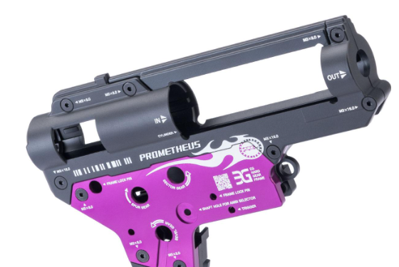 Laylax Prometheus Ver2 EG Hard Gearbox Shell for V2 Airsoft AEG Rifles (Model: 8mm)