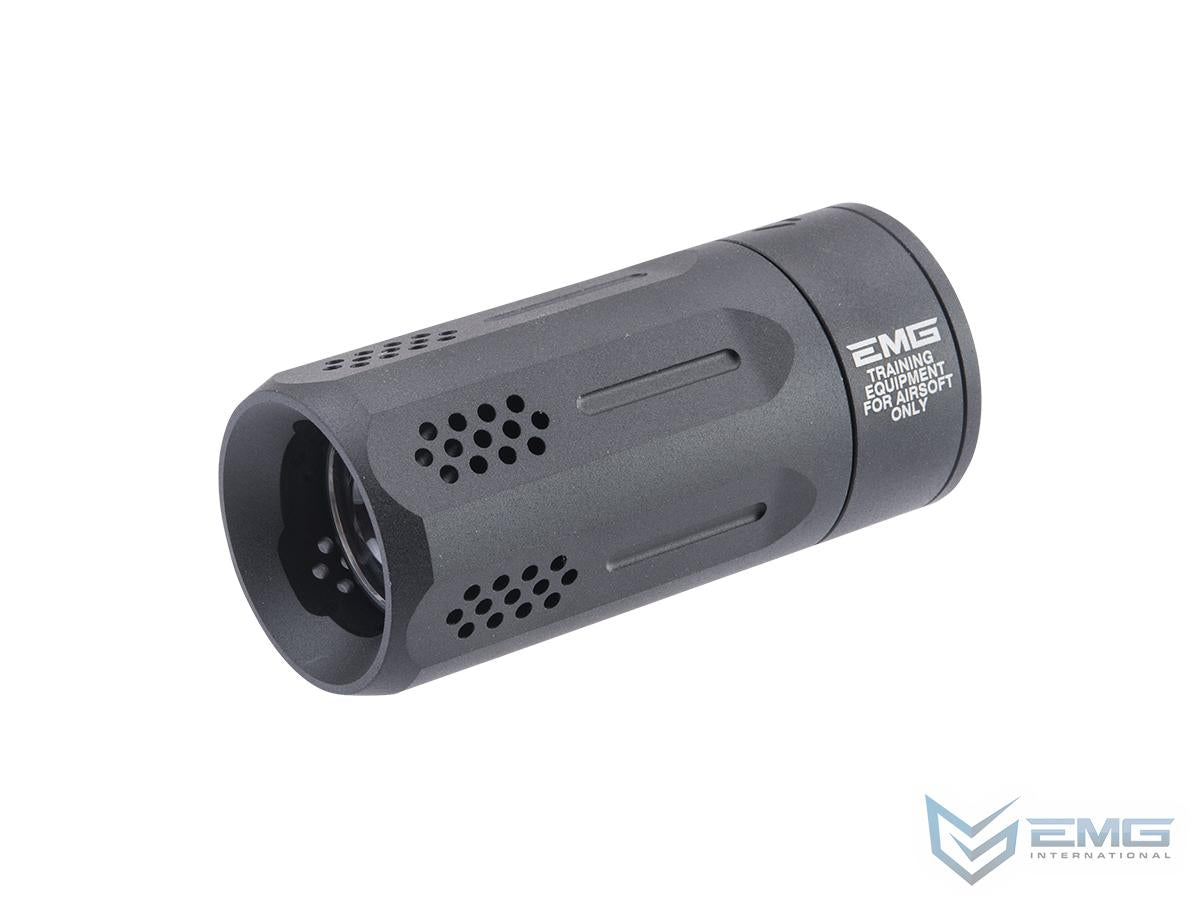 EMG Strike Industries Oppressor Universal Blast Shield con rastreador recargable ACETECH Bifrost M RGB incorporado