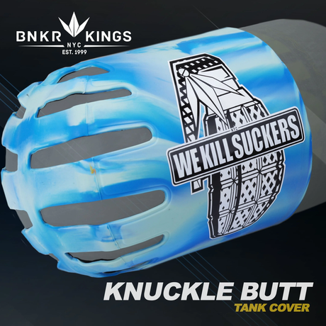 Bunker Kings Knuckle Butt Tank Cover WKS Cyan