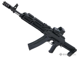 LCT Stamped Steel ZKs-74M AK AEG Rifle w/ Side-Folding Z Series Stock and Handguard