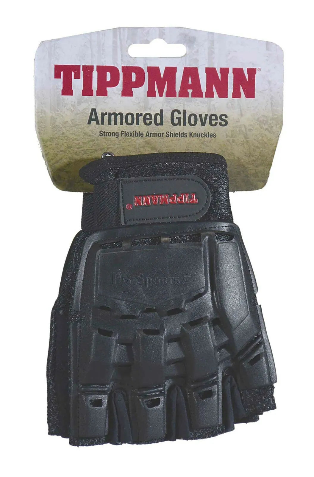 Guantes blindados Tippmann de medio dedo