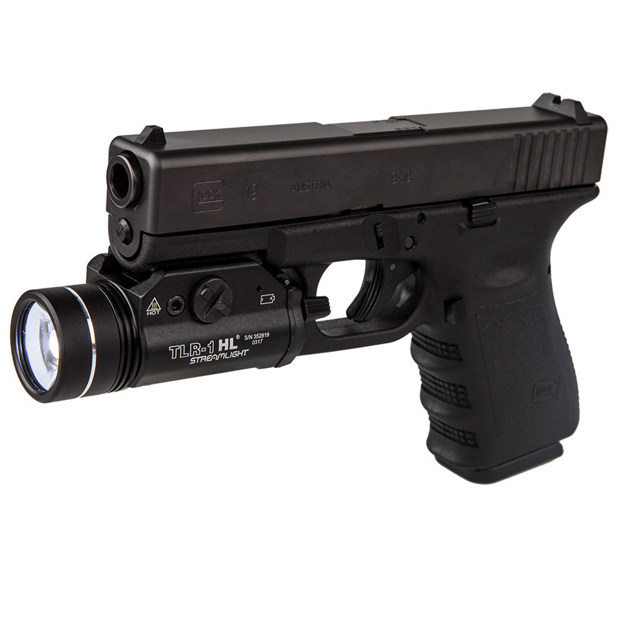 WADSN - Luz de pistola TLR-1 HL (con logotipo Streamlight)