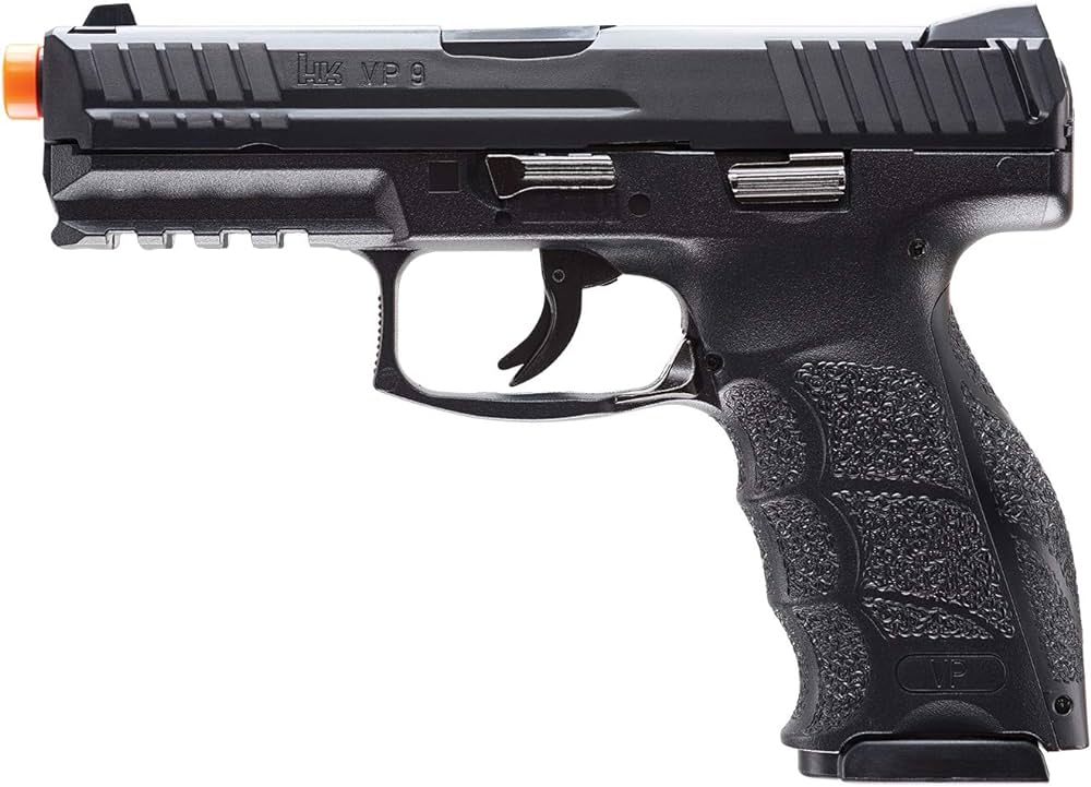 HK Heckler & Koch VP9 GBB Blowback Pistola BB de 6 mm, pistola de airsoft, negra