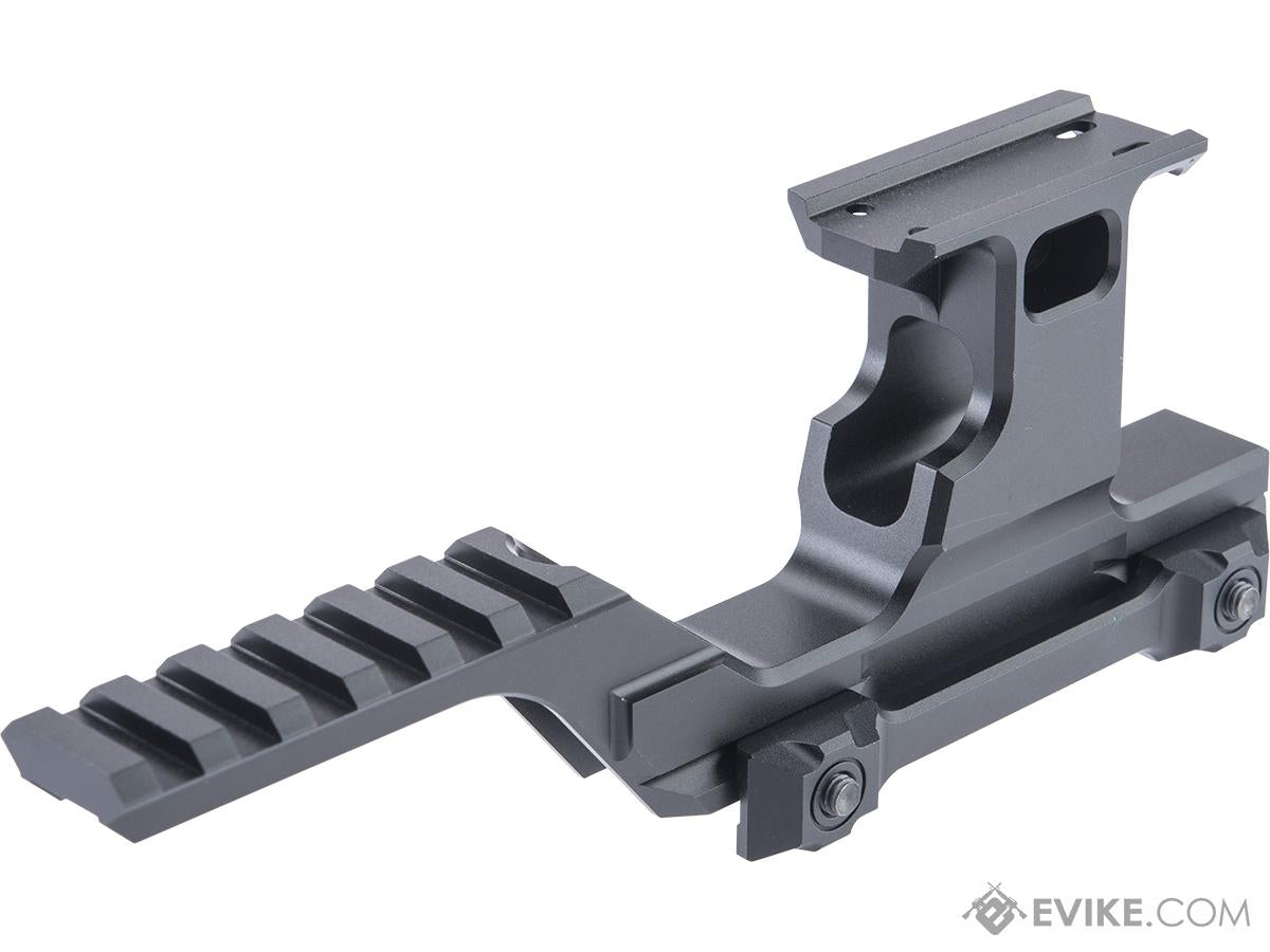 WADSN 6 Slot Picatinny/1913 and T1/T2 Reflex Sight Dual Riser Mount (Color: Black)