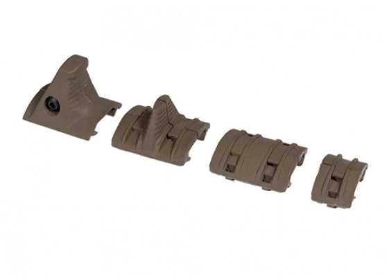 UK ARMS - Kit de riel de parada de mano táctico para Airsoft