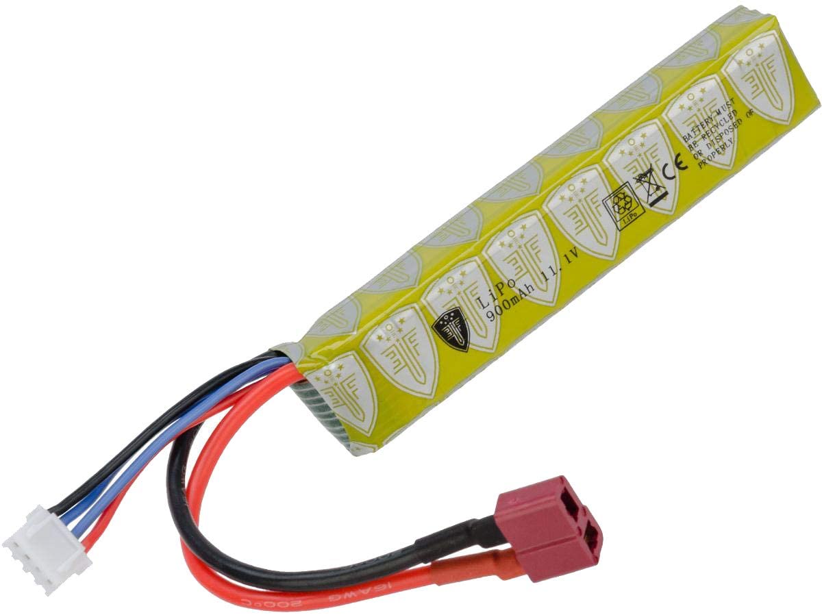 Elite Force Airsoft Batería para pistolas Airsoft eléctricas BB de 6 mm, 11,1 V Lipo 900 mAh, Stick - Deans, talla única (2211151)