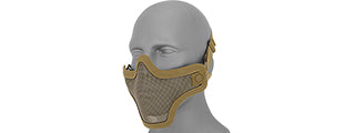 Lancer Tactical METAL MESH HALF MASK DOUBLE STRAP VERSION