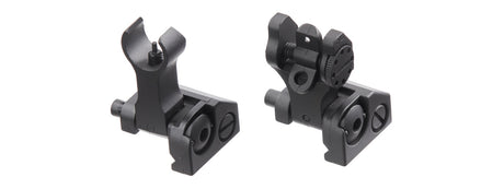 Lancer Tactical Metal Flip-Up Front and Rear Iron Sights