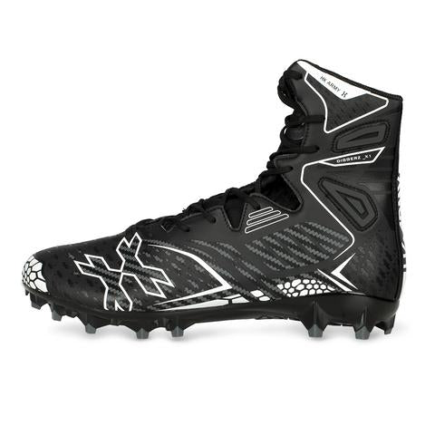 HK ARMY - Diggerz_X 1.5 Hightop Cleats - Black/Grey