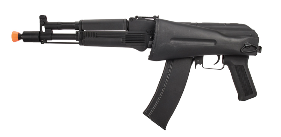 Lancer Tactical AK-Series AK-105 AEG Rifle Airsoft con culata plegable (negro)