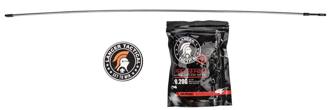 Lancer Tactical AK-Series AK-105 AEG Rifle Airsoft con culata plegable (negro)