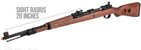 Double Bell WWII Kar 98k Bolt Action Spring Powered