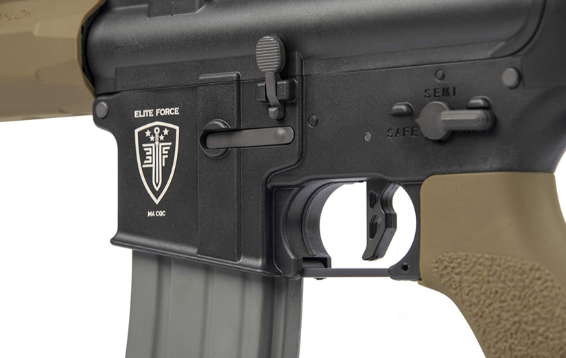 Elite Force M4 CQC AEG Automatic 6mm Black and Tan