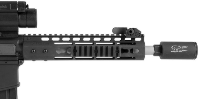 Madbull Noveske KX3 Amplificador de sonido ajustable Flashhider (Color: Negro / Negativo de 14 mm)
