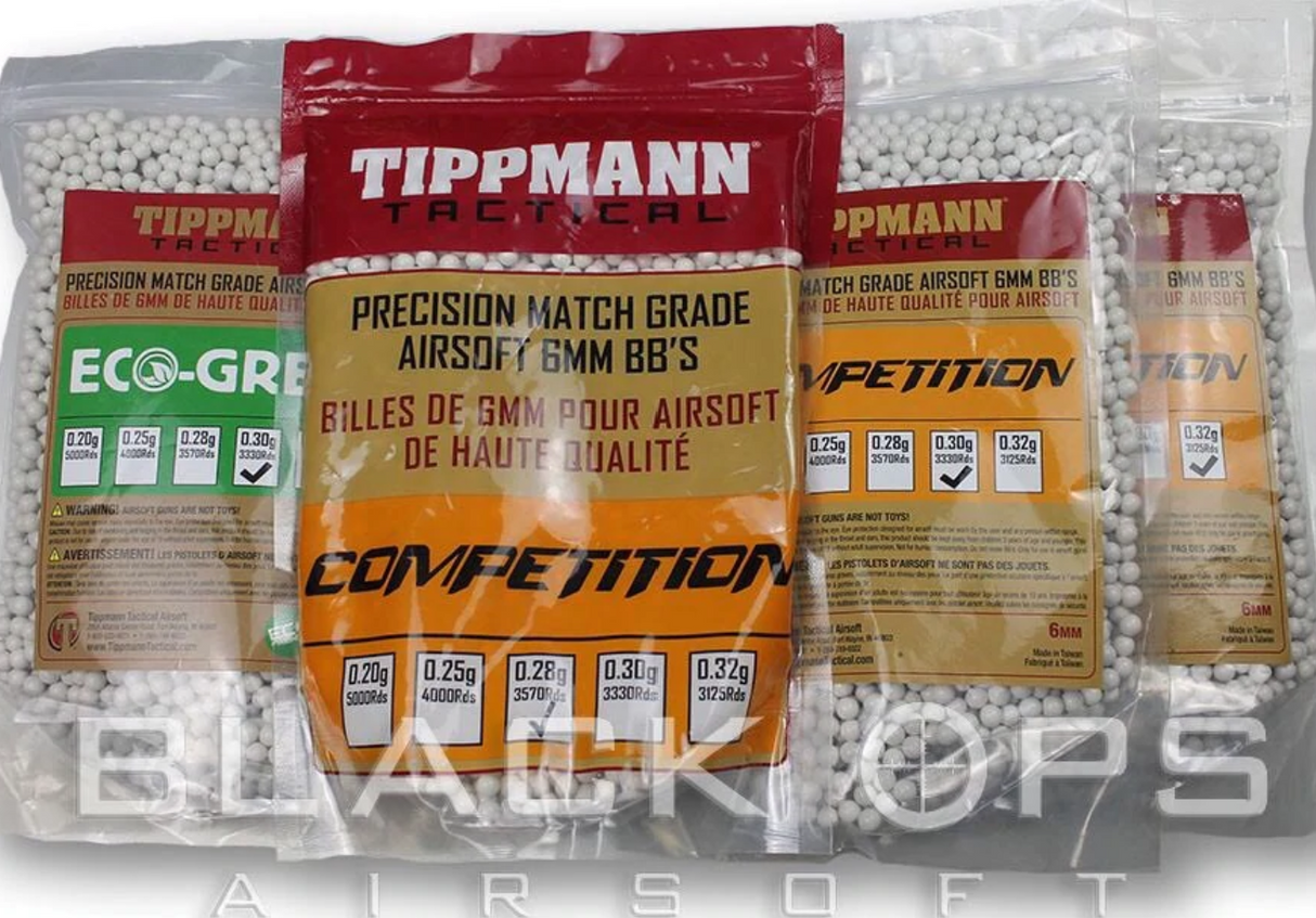 Tippmann Tactical - Airsoft Eco-Green Precision Match Grade 6mm BB's 1kg