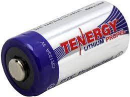 TENERGY - Batería de Litio CR123A con Protección PTC