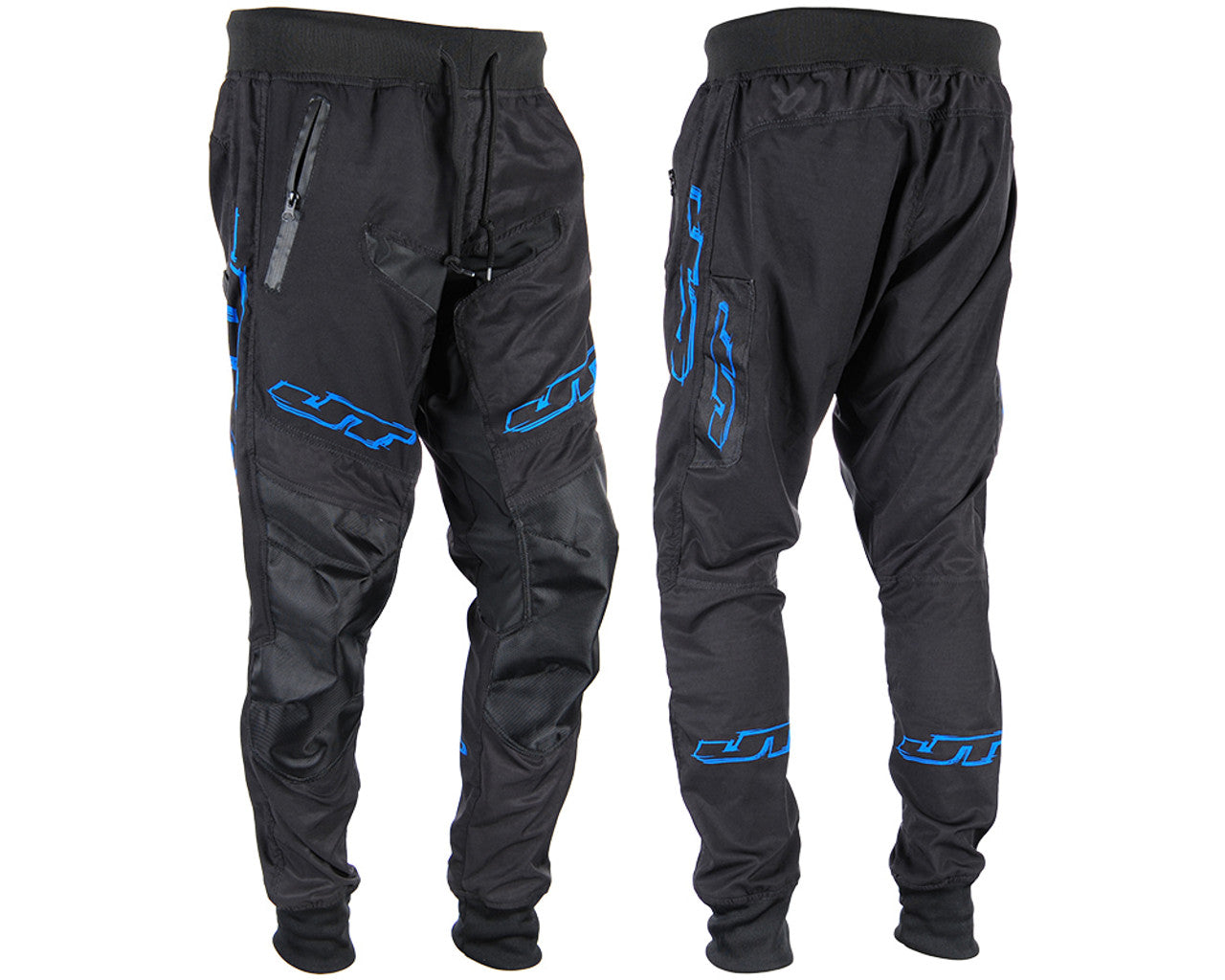 Grit J1 Paintball Jogger Pants, Black Red - Social Paintball