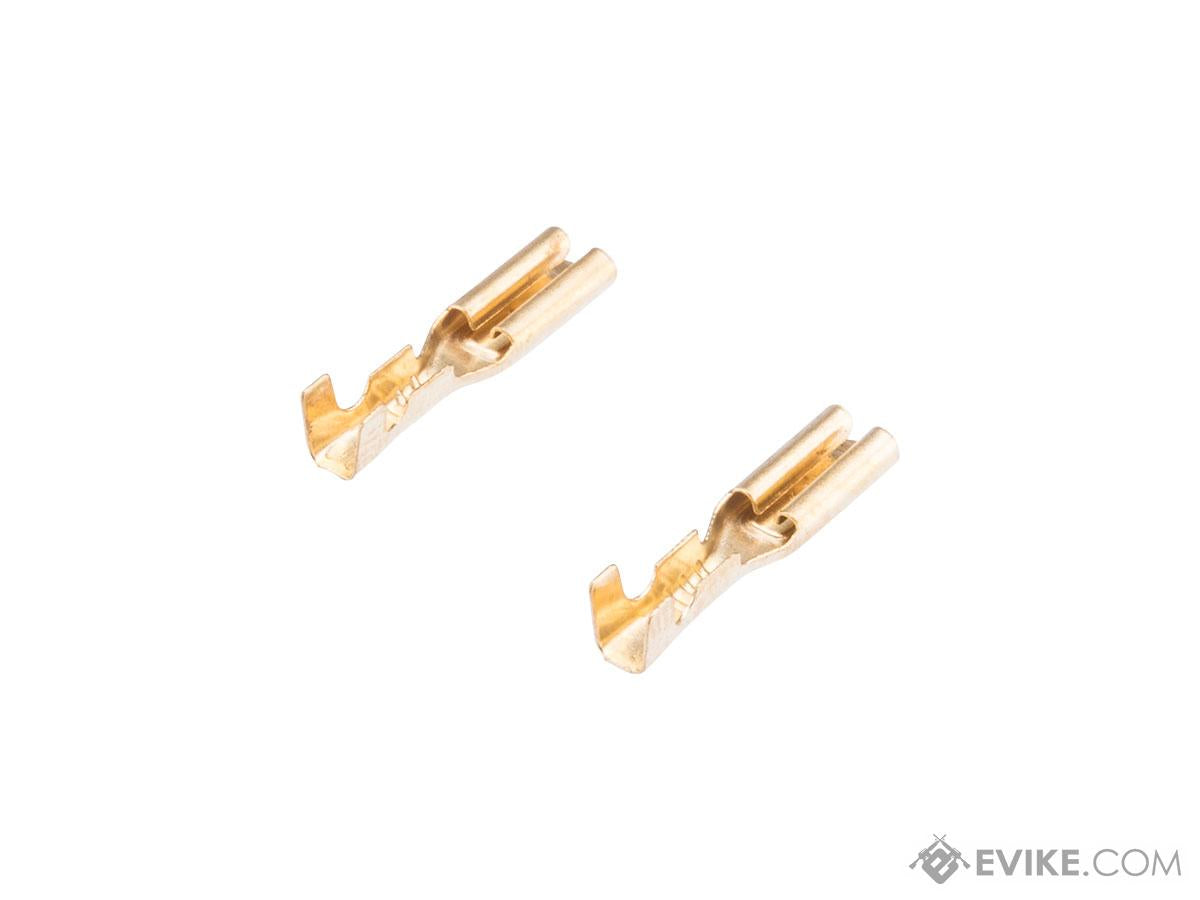 Pro-Arms Gold Plated Motor Connectors Set for Airsoft AEG w/ Shrink Tubing
