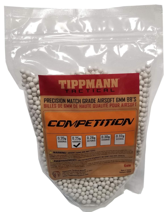 Tippmann Tactical - Airsoft de competición de precisión de grado de competición, bolas de 6 mm, 1 kg