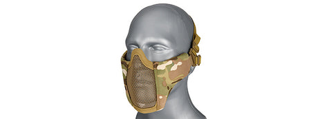 Steel Mesh Nylon Lower Face Mask