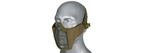 Steel Mesh Nylon Lower Face Mask