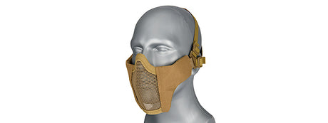 Steel Mesh Nylon Lower Face Mask