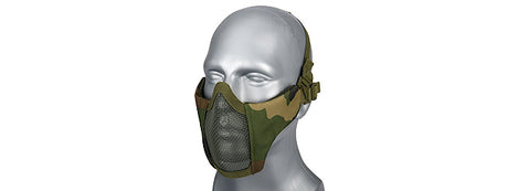 Steel Mesh Nylon Lower Face Mask