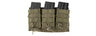 Lancer Tactical - Bolsa triple AR Mag Molle de nailon 1000D