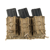 Lancer Tactical 1000D Nylon MOLLE 2 In 1 Triple M4/Pistol Mag Pouch