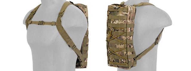 Nylon MOLLE Attachable Hydration Backpack (CAMO)
