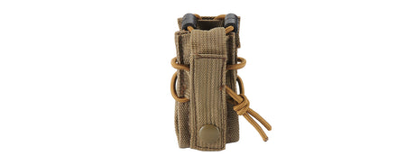 Lancer Tactical Single Molle Pistol Magazine TKO Pouch - (Camo)