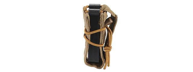 Lancer Tactical Single Molle Pistol Magazine TKO Pouch - (Camo)