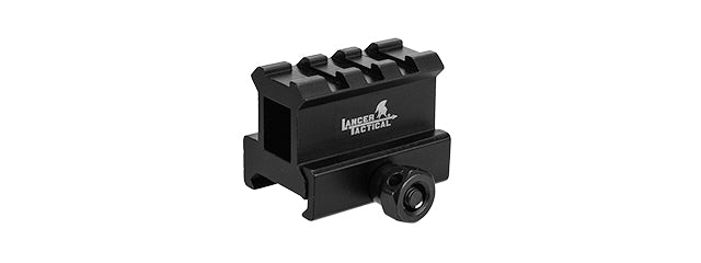 ALUMINUM 2-SLOT MED-PROFILE COMPACT RISER MOUNT