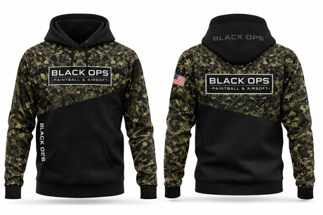 Black Ops Paintball Snake Skin Hoodie