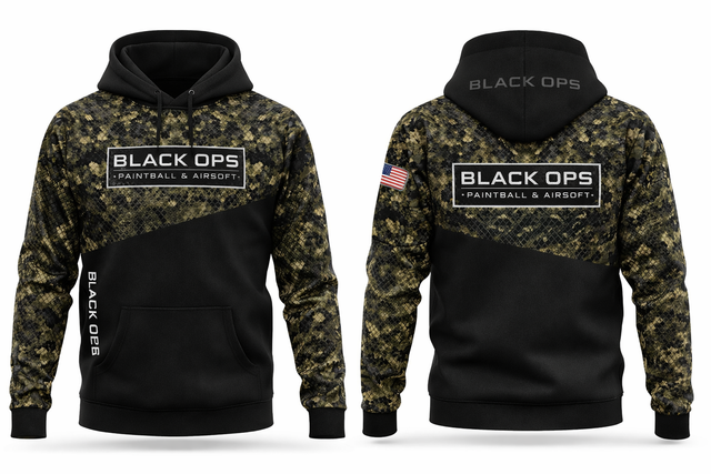 Black Ops Paintball Snake Skin Hoodie