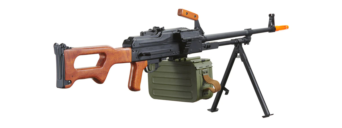 PKM Russian Battlefield Squad Automatic Weapon Airsoft Machine Gun PKM-W