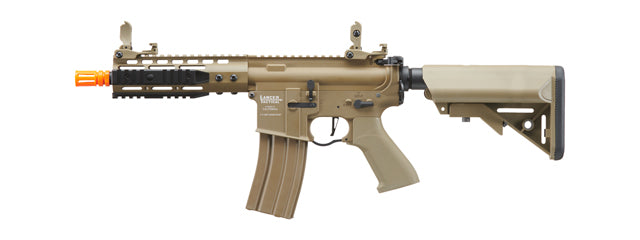 Lancer Tactical Proline 7" KeyMod Railed Airsoft AEG Rifle with Picatinny Rail Segments