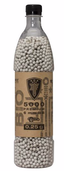 BIO Elite Force Premium 6 mm Airsoft BBS Munición 5000 unidades .20-.32 gramos 