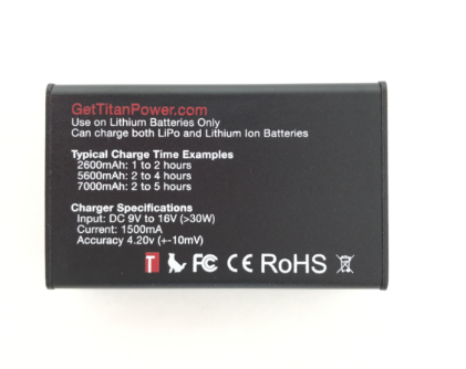 Titan Digital Lithium Battery Charger