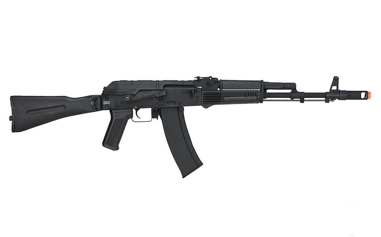 CYMA Standard Stamped Metal AK-74 Airsoft AEG Rifle w/ Synthetic Folding Stock (Package: Gun Only)