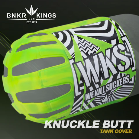 Bunker Kings Knuckle Butt Tank Cover WKS Shred Lime