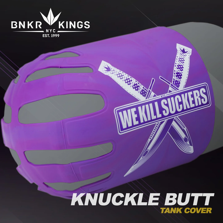 Bunker Kings Knuckle Butt Tank Cover WKS Knife Purple
