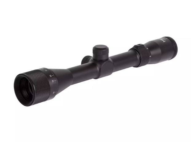Mantis 3-9×32 AO Rifle Scope, Mil-Dot Reticle, 1/4 MOA, 1″ Tube