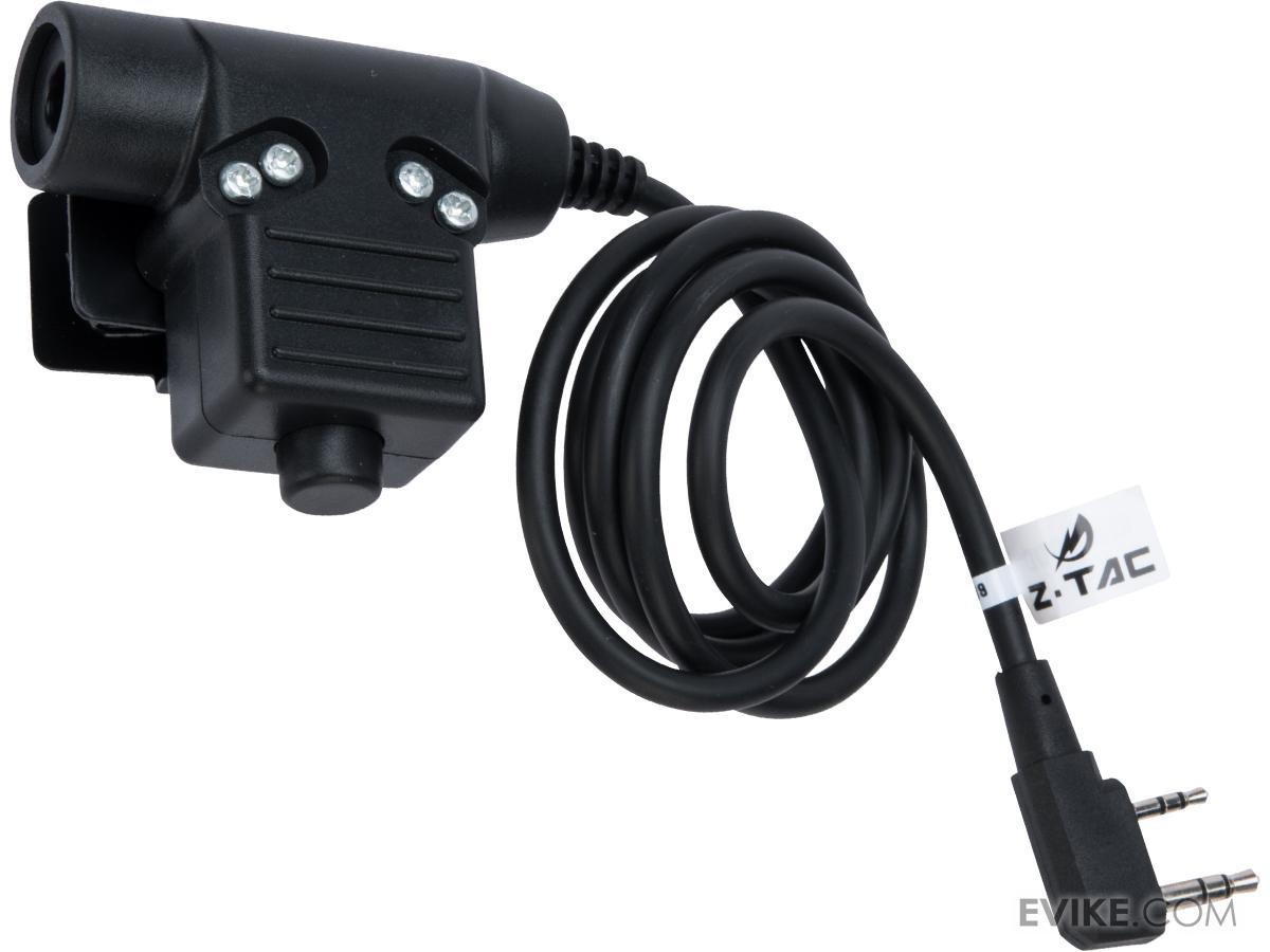 ZTac U94 PTT Military with Headset Adapter (Connector: Kenwood 2 Pin)
