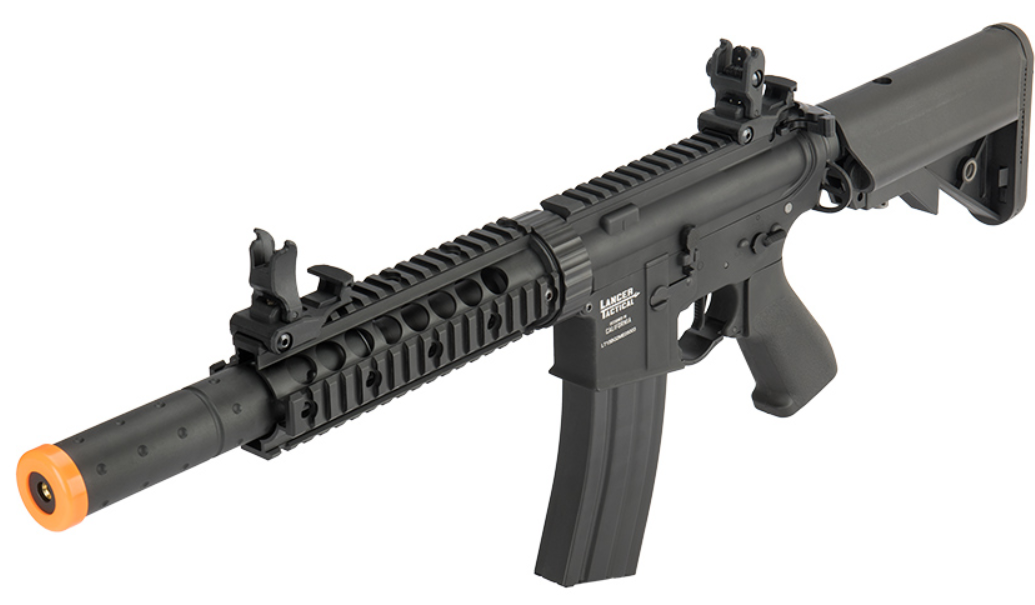 LANCER TACTICAL -  M4 SD Airsoft Rifle AEG, Gen 2