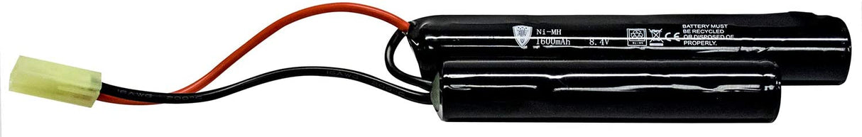 Elite Force Airsoft Batería para pistolas Airsoft eléctricas BB de 6 mm, 8,4 V NiMH 1600 mAh, mariposa, talla única (2211010) 